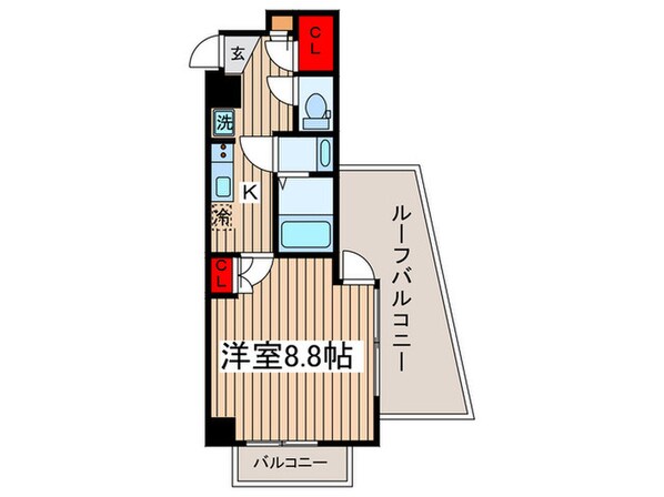 プラウドフラット富士見台の物件間取画像